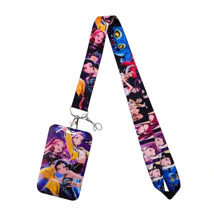 Suport carduri ABS Demon Hunters K-Pop multicolor, 10x7cm