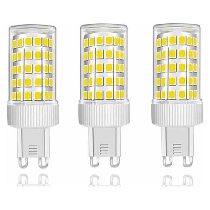 3 db G9 LED izzó készlet 10W 1000lm Hideg Fehér 6000K 360°