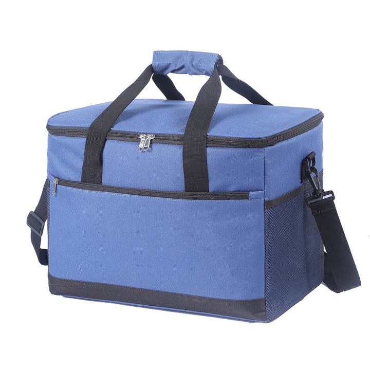 Geanta de pranz izolata de 30L, geanta frigorifica cu maner, geanta frigorifica etansa cu curea de umar reglabila pentru pranz/serviciu/scoala/plaja/picnic