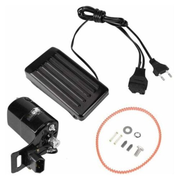 Motor varrógéphez, 180 W, univerzális pedállal - Alkatrészek 220 V
