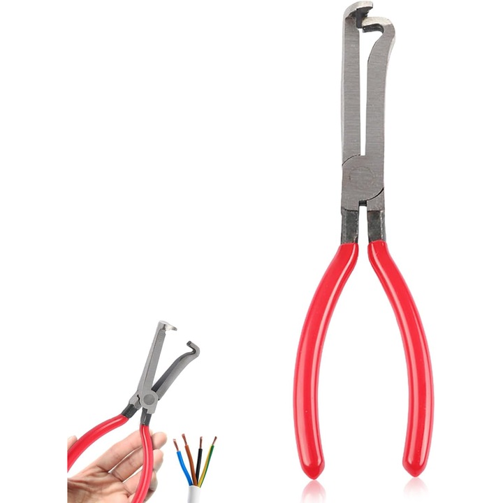 Autóipari elektromos csatlakozó fogó 21x5.5cm szénacél PVC nyél