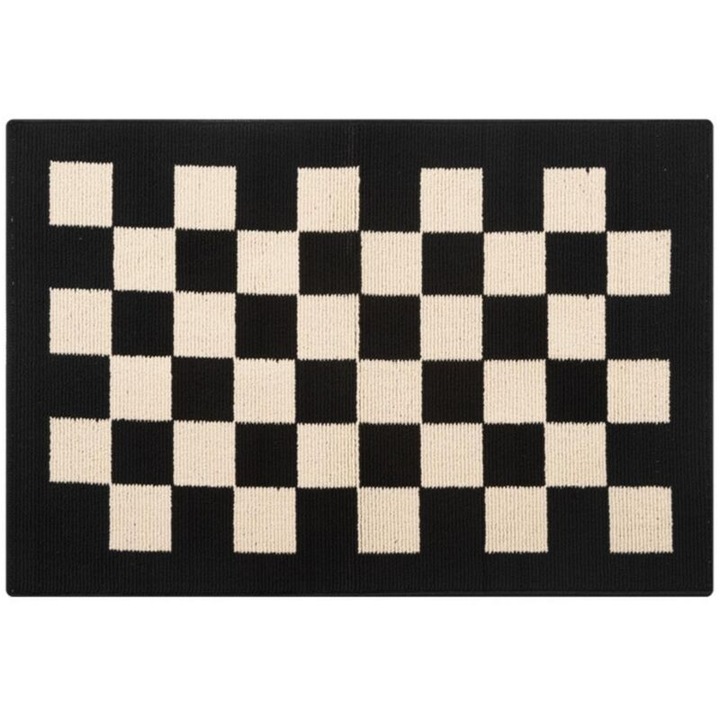 Csúszásgátló bejárati szőnyeg 50x80cm fekete multifunkcionális