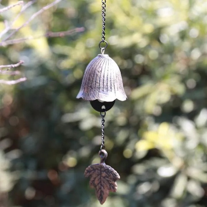 Clopotel vant fonta japonez, 35x5.6cm, negru