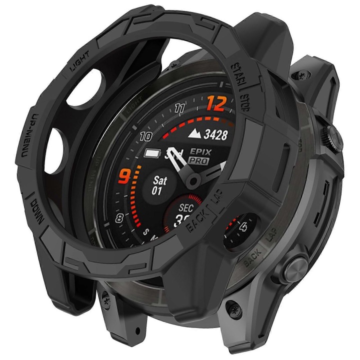 Carcasa TPU pentru ceas Garmin Fenix 7 Pro Epix Pro 47mm transparenta