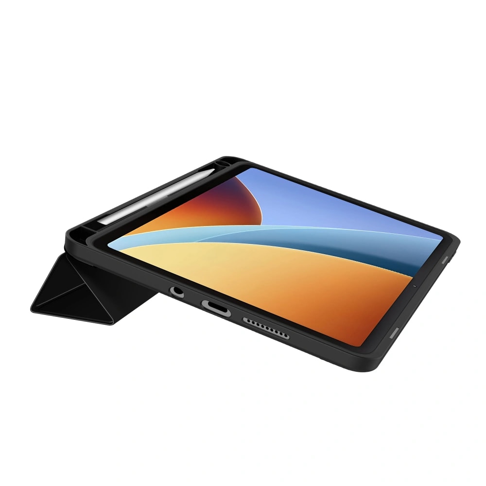 Husa pentru Xiaomi Redmi Pad 2 9.7 inch Soft Shell cu compartiment pentru stylus, tip stand - Negru