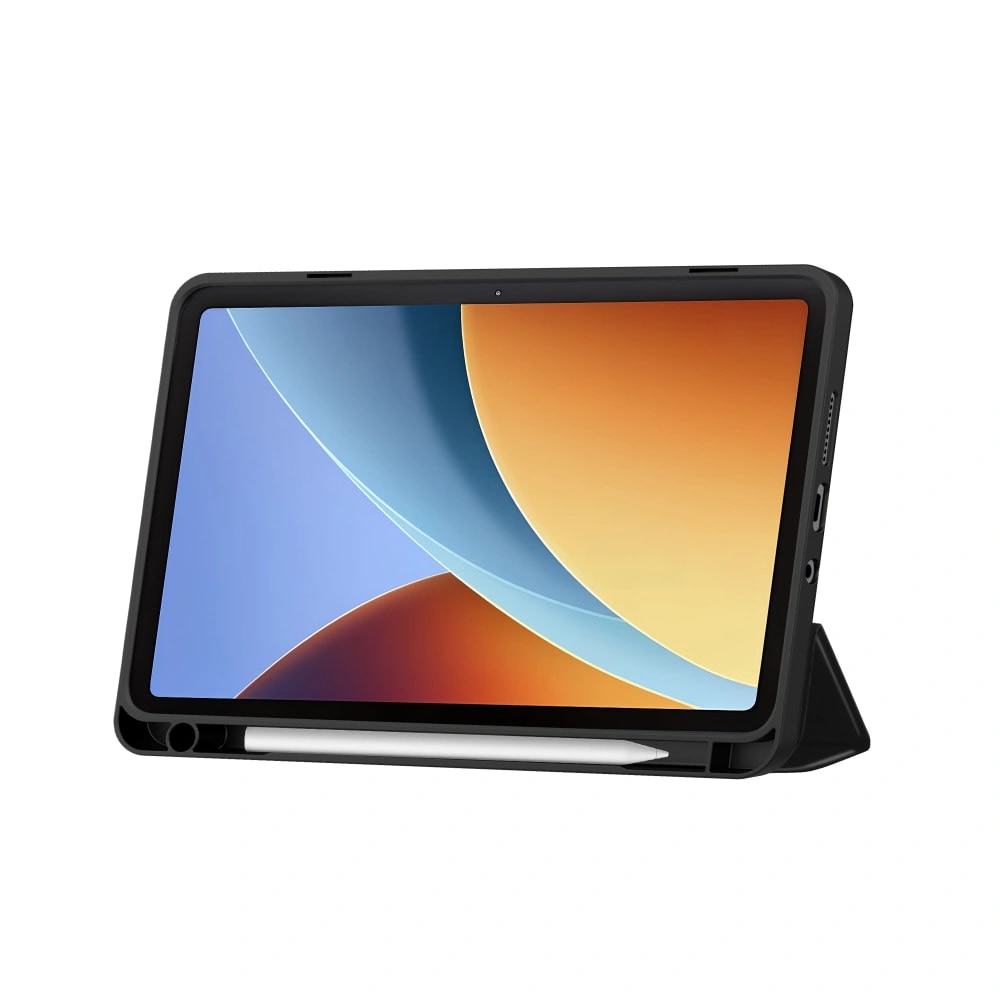 Husa pentru Xiaomi Redmi Pad 2 9.7 inch Soft Shell cu compartiment pentru stylus, tip stand - Negru