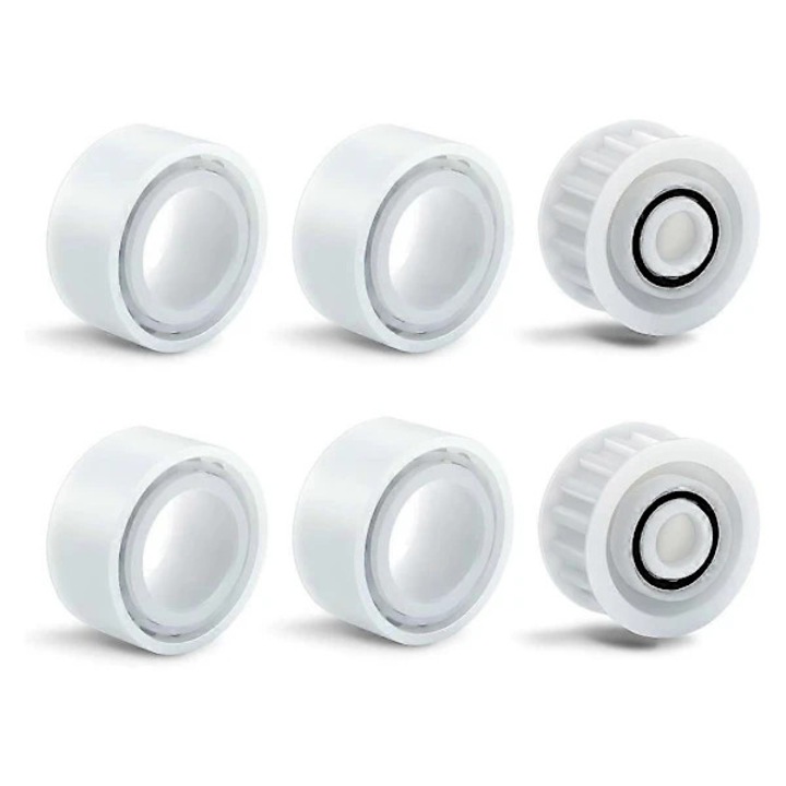 Set roti din plastic pentru curatitor piscina 3884997-R6, rezistent, universal