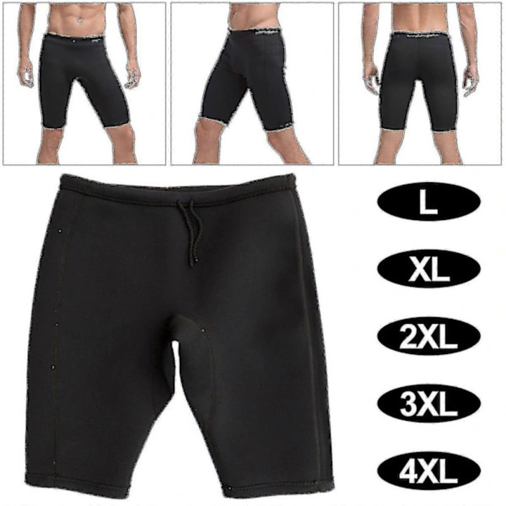 Pantaloni scurti de neopren pentru barbati, 3mm, pentru surfing, caiac, inot, scufundari, trunchiuri pentru sporturi nautice, ciclism, fitness XXL
