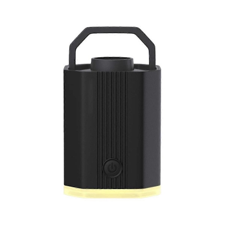 Hordozható elektromos pumpa, fekete, 64.5x48.5x44mm, 6 fúvókás készlet