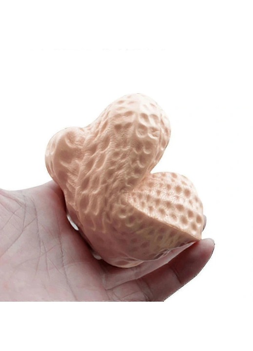 Jucarie squishy за декомпресия, 14x7cm, кафяв