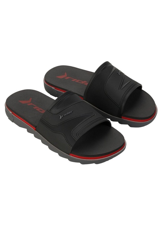 Rider Rider RW Plus fekete-szürke-piros strandpapucs 12441-BF554