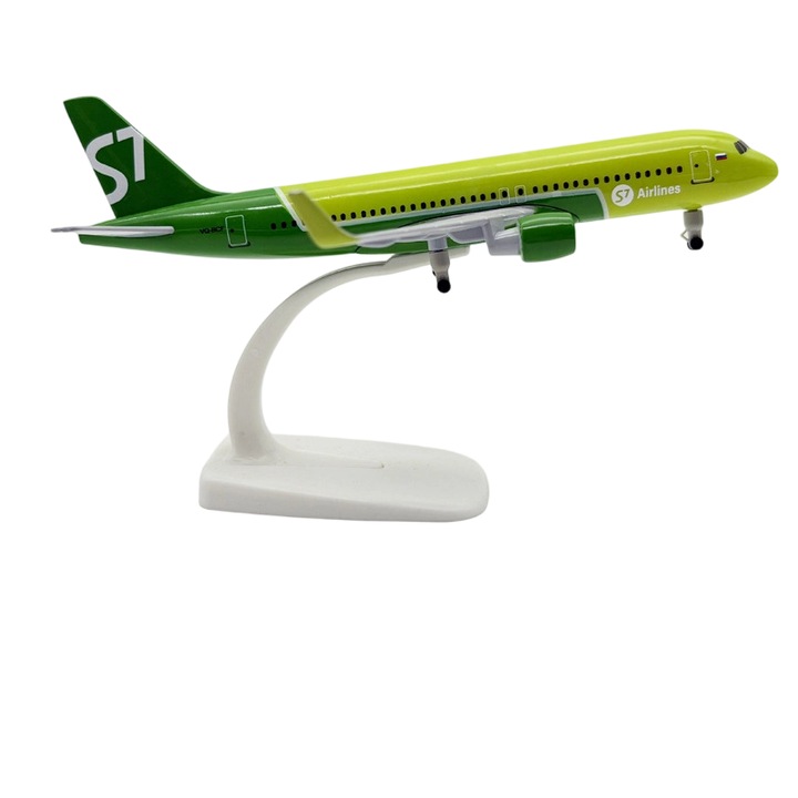 Repülőgép modell 20cm kijelzőállvánnyal, gyűjtemény, többszínű