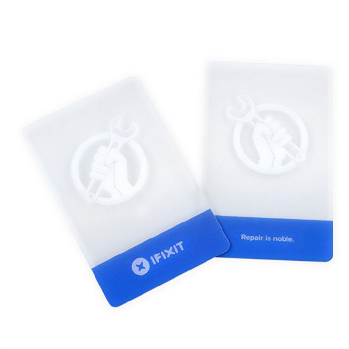 Set 2 carduri de deschidere Ifixit, plastic, pentru dezasamblare electronică, transparent