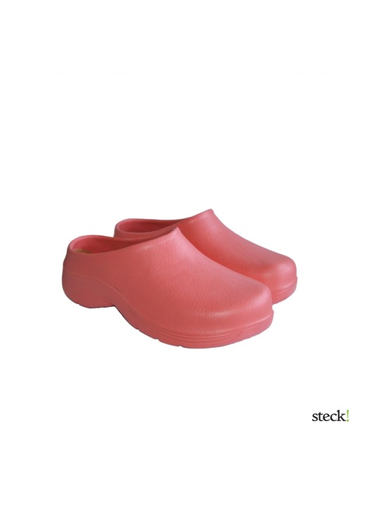 steck! Női kerti papucs, korall, 37-es méret
