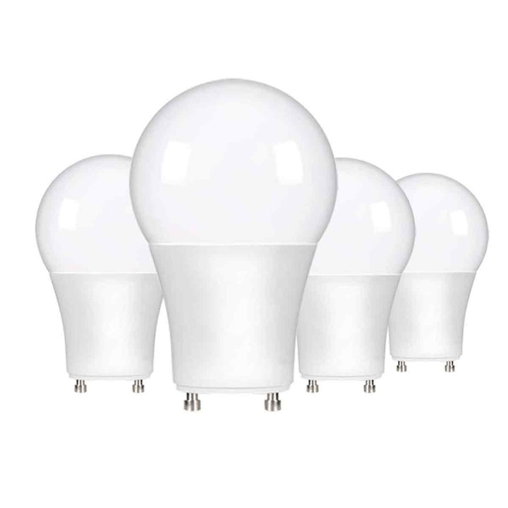 Bec LED GU24 A19 9W 2700K meleg fehér 4 db-os szett