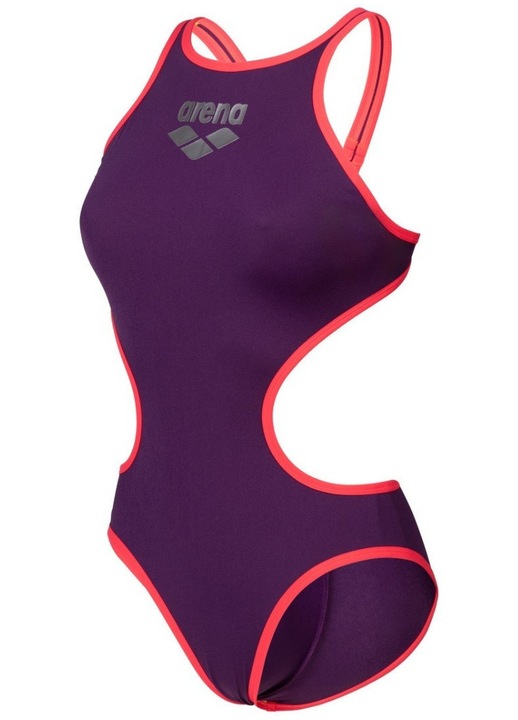 Costum baie dama Arena One Biglogo, Mov/Roz