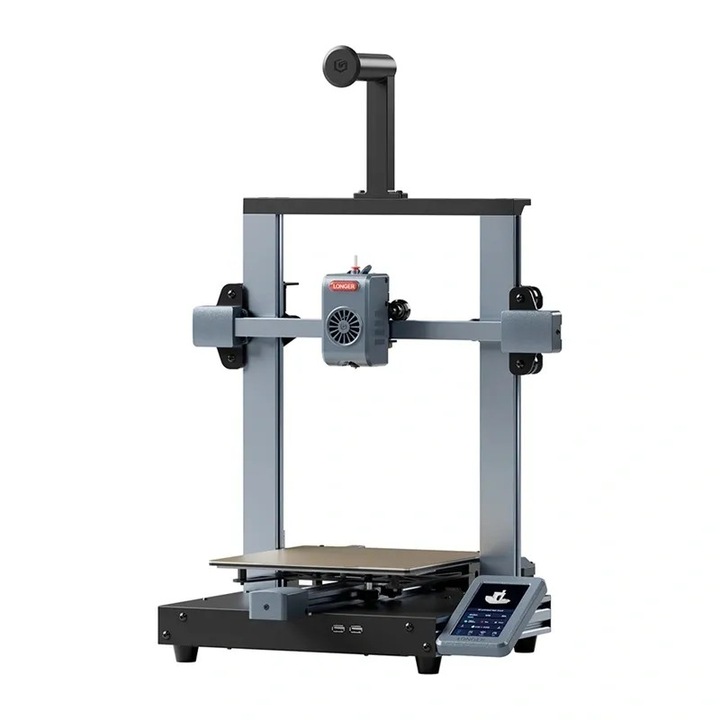 3D принтер Longer LK10, обем на печат 225x225x265 mm, максимална скорост 500 mm/s, метална конструкция, автоматично нивелиране