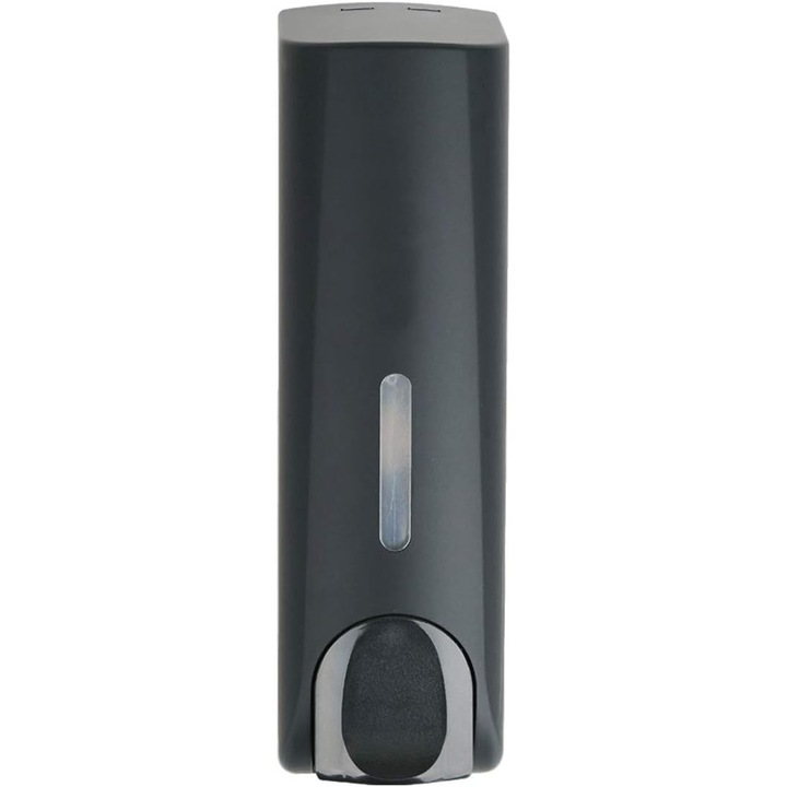 Fali szappanadagoló 350ml fekete praktikus sokoldalú