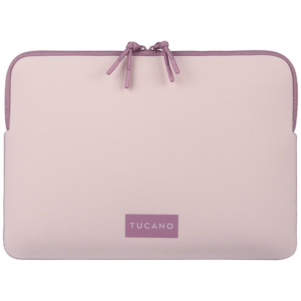 Husa din neopren Tucano One Sleeve compatibila cu Macbook Neo 13 inch, Roz