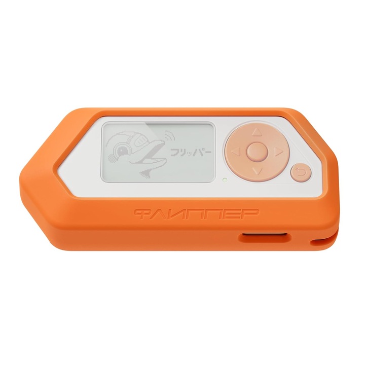 Soft Touch szilikon védőtok Flipper Zero-hoz, ütés- és karcálló, teljes hozzáférés az USB-C/GPIO/microSD/IR portokhoz, ergonomikus csúszásgátló kialakítás, narancssárga