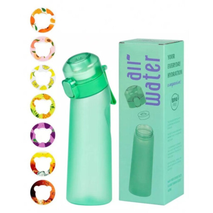 OEN Air 650ml vizespalack zöld, 7 ízzel