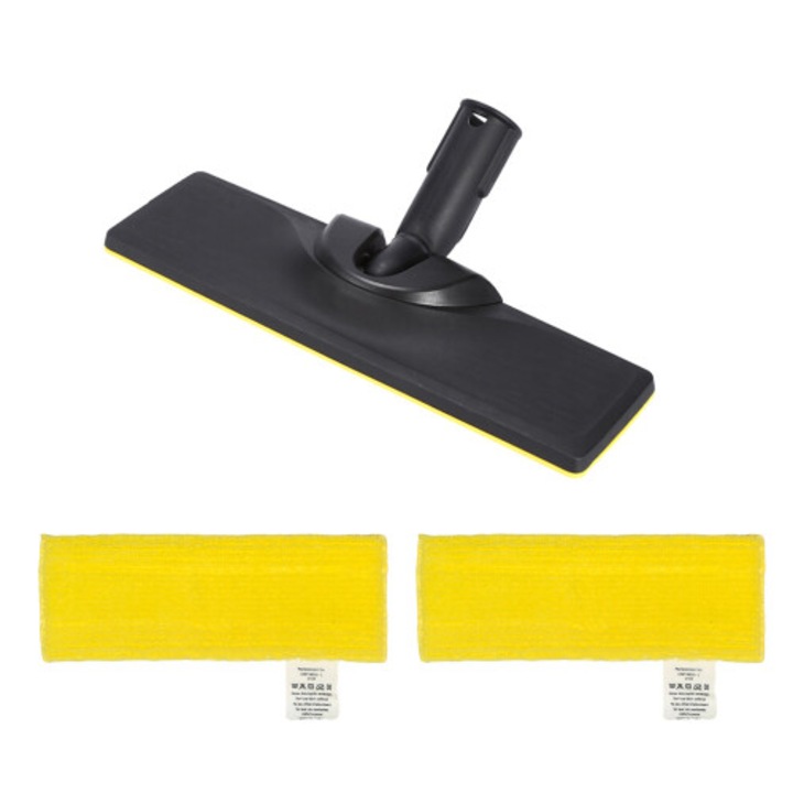 Karcher gőztisztító tartozék készlet, kerek kefék, padlókaparó, többszínű