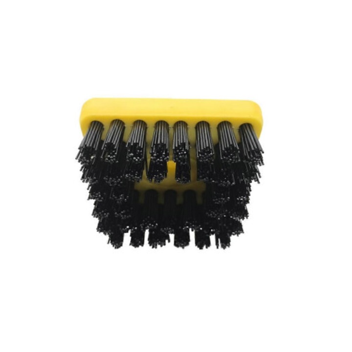 Kerek kefe gőztisztítóhoz, Karcher SC1-SC5 kompatibilis tartozék, műanyag fém, univerzális