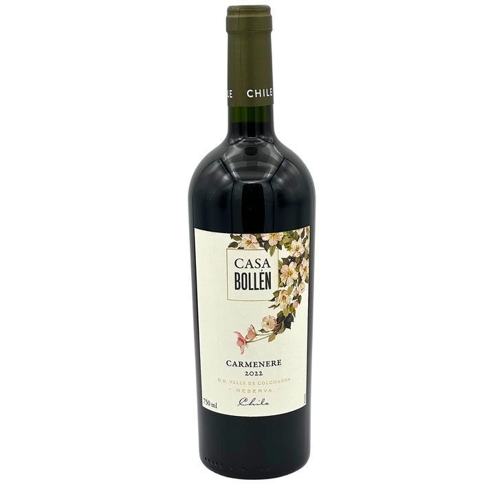 Vin Rosu Casa Bollen Carmenere Reserva, Sec, 0.75l