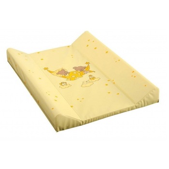 Blat de infasat cu intaritura Ursuletii somnorosi Galben 80x50 cm Blat de infasat cu intaritura Ursuletii somnorosi Galben 80x50 cm