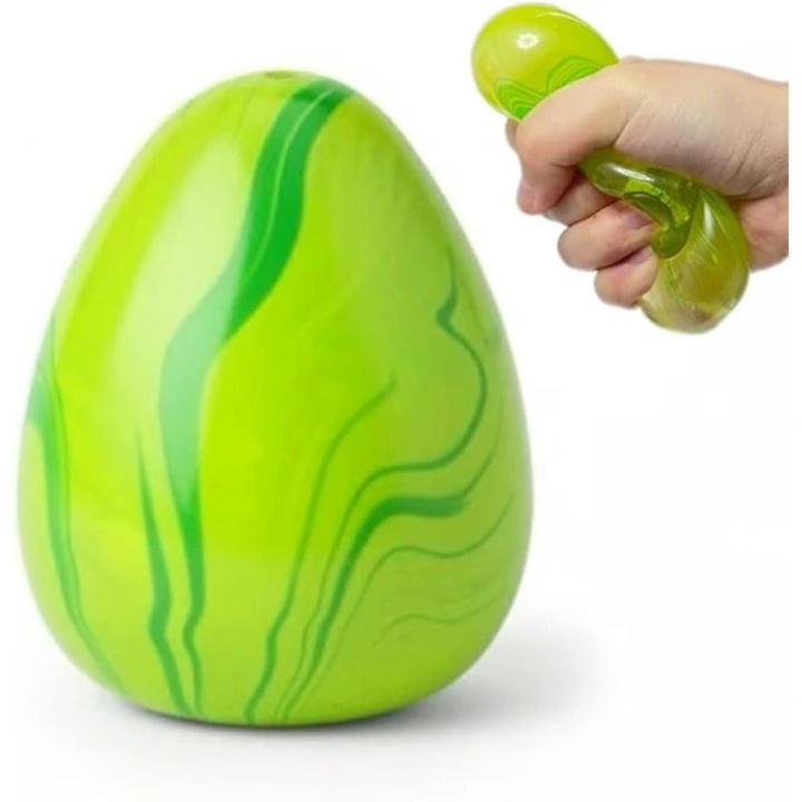 Интерактивна играчка squishy, мраморна текстура, многоцветна, малки размери