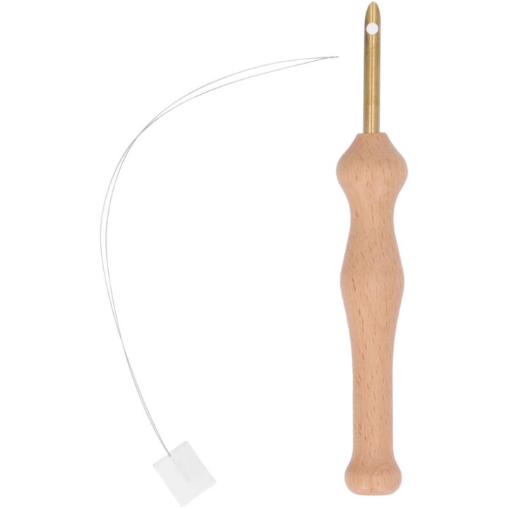 Punch tű készlet bükkfa nyéllel, 5mm, 2 darab