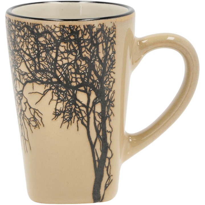 Ceasca espresso - Hela - Brown Stone 100ml, Ceramica, Maro