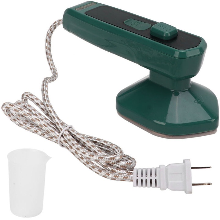 Fier de calcat portabil, compact, abur si uscat, rezervor transparent, 110V
