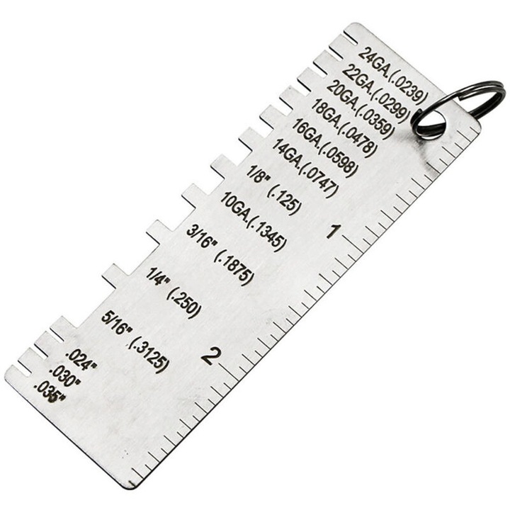 Sablon sudura otel inoxidabil 7,2x2,5cm compact usor