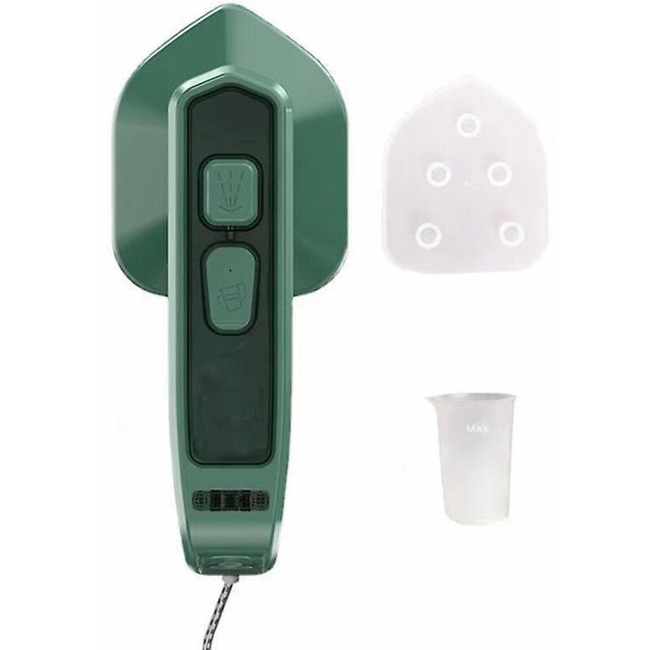 Fier de calcat cu aburi portabil mini, compact, alb