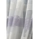 Perdea din tul cu dungi mov, semitransparenta, pentru living si dormitor, lucrata pe rejansa 300 x 270 cm