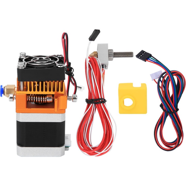 Extruder filament 1.75mm motor 17HS4401 racire integrata set