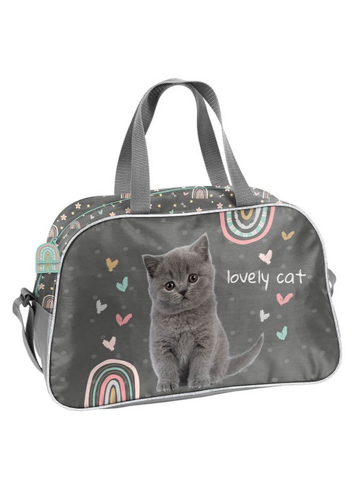 Cicás kézitáska, sporttáska - Lovely Cat (PP26CS-074)