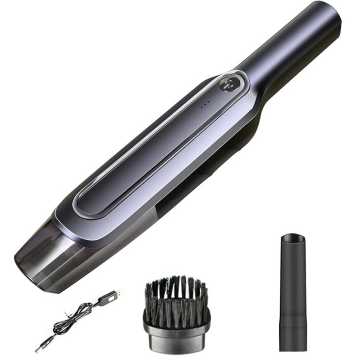 Vezeték nélküli kézi porszívó, 4000 mAh, 20-30 perc üzemidő, fehér, kompakt