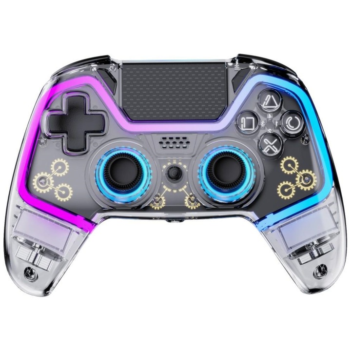 ASRVA GamePad HG04DMZ05 kontroller PS5 / PC / Android / iOS készülékekhez, vezeték nélküli, USB-C, 1000mAh, LED világítás, Graphics