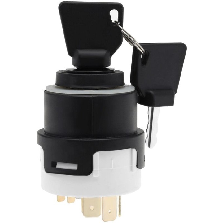 Comutator pornire 9 pini set 2 chei negru