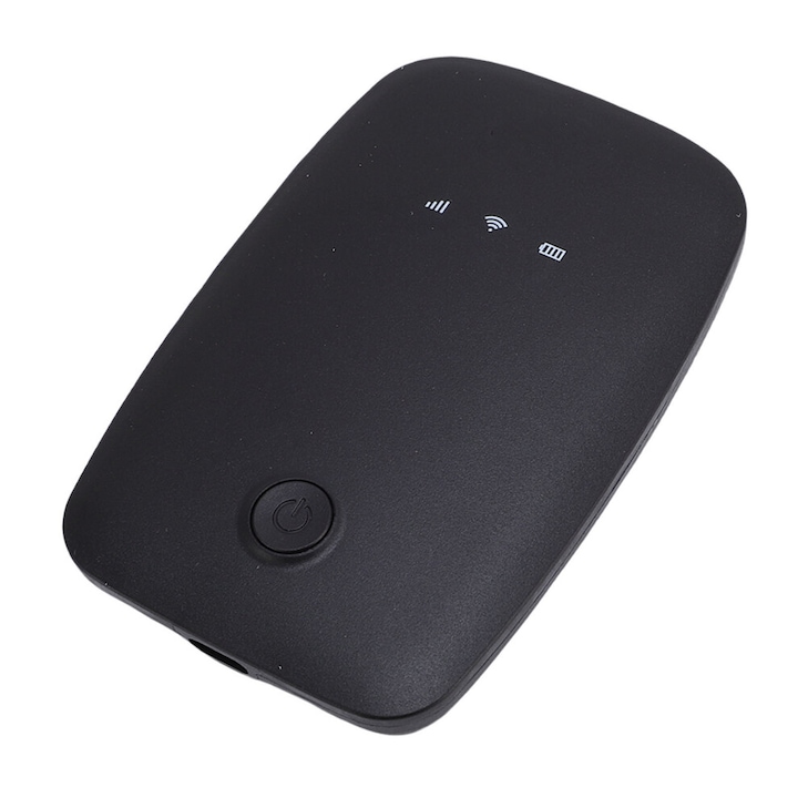 Router wireless portabil 4G LTE M3, 2100mAh, negru, ABS