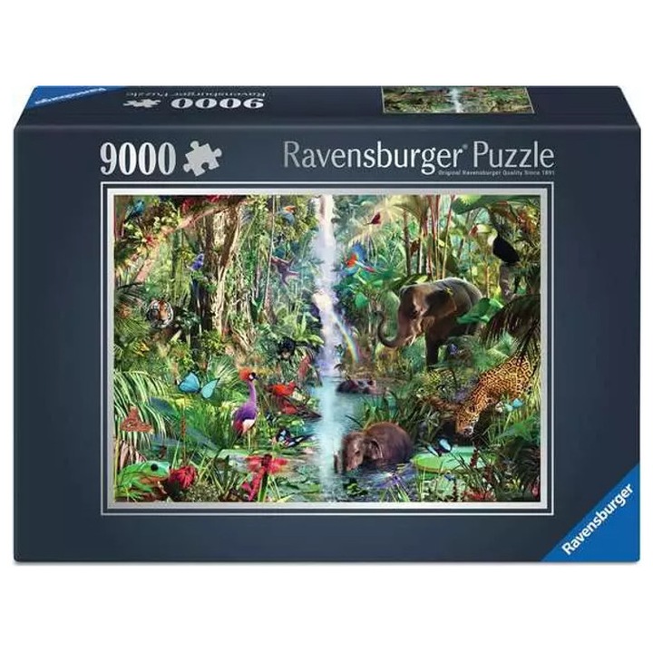Puzzle Ravensburger 9000 piese - Animale din junglă (12001920)