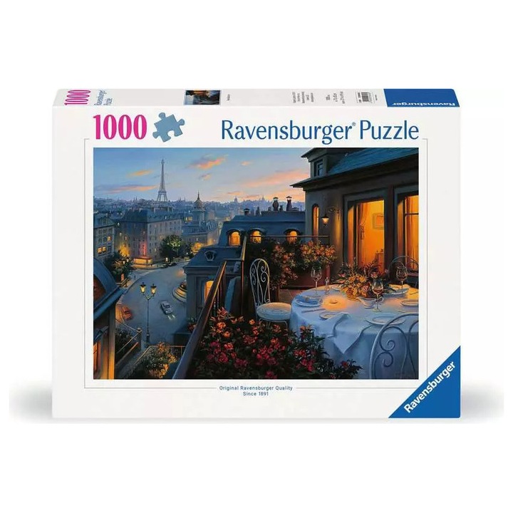 Puzzle Ravensburger 1000 piese - Balcon Paris (12000656)