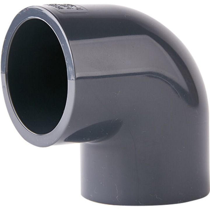 PVC könyök 90 fokos, 40mm, 2 db-os készlet, nyomásálló