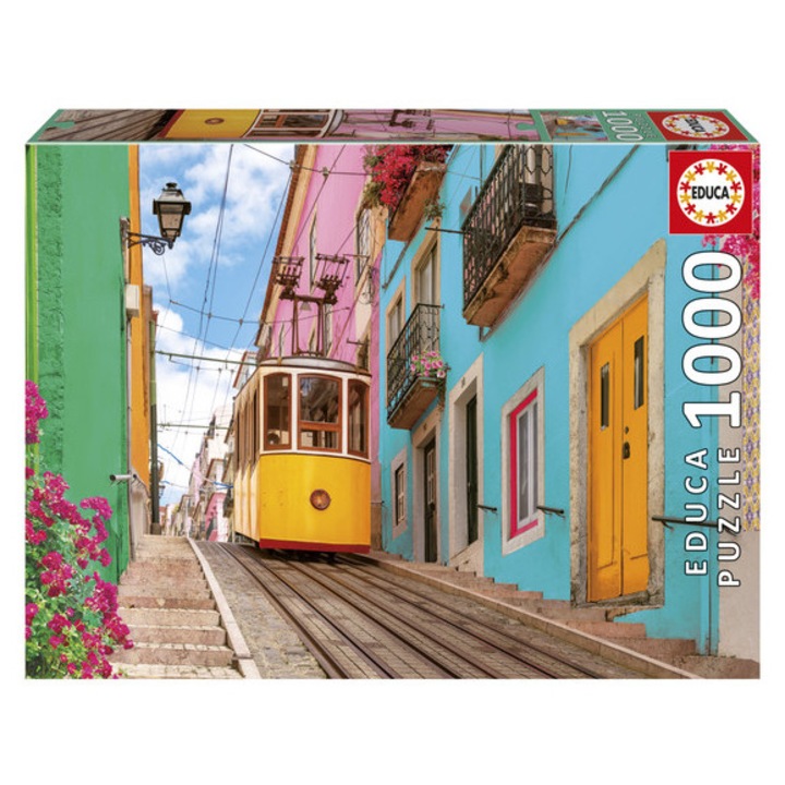 Educa 1000 db-os puzzle - Színes Lisszabon (20552)
