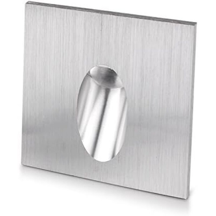 Spot LED incastrat patrat 1W, alb rece, 8x8x4.5cm