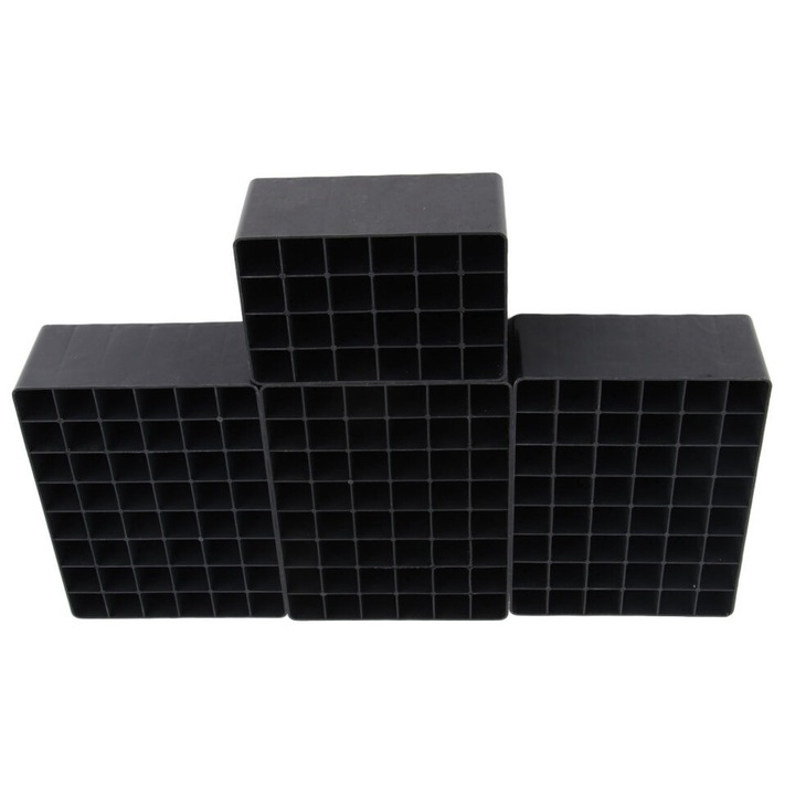 Geanta pentru markere 168 sloturi, portabila, cu fermoar, negru, 30x15x5cm