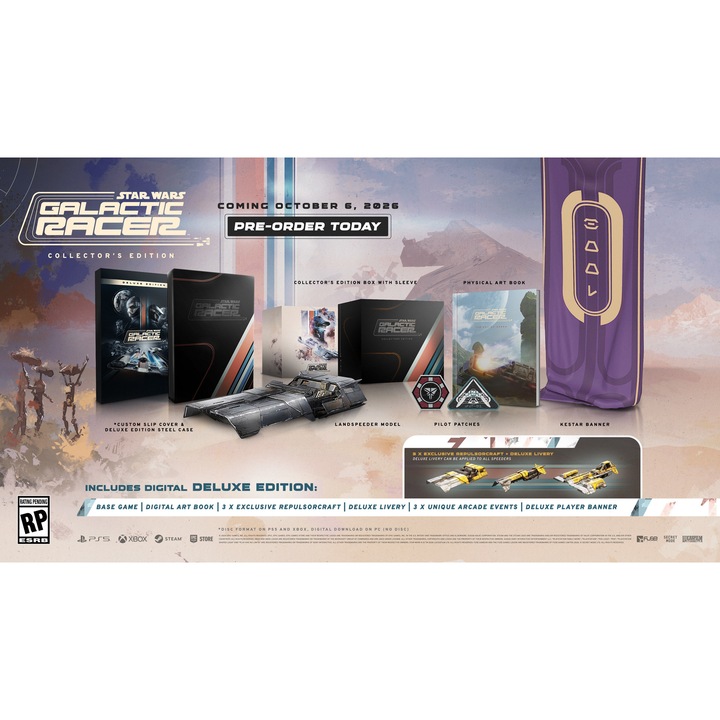 Joc STAR WARS GALACTIC RACER COLLECTOR'S EDITION pentru PC
