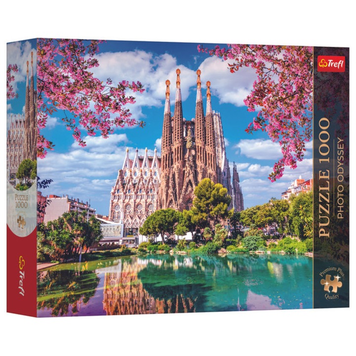 Trefl 1000 db-os Premium Plus puzzle - Photo Odyssey - Sagrada Família, Barcelona (12137)